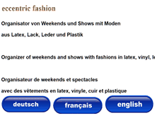 Tablet Screenshot of eccentric-fashion.ch